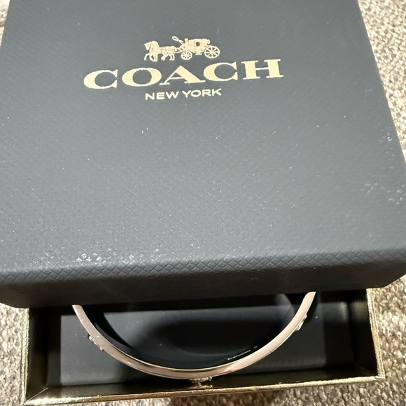 Coach Silver and Blue Bracelet new with tags in box - Picture 7 of 8